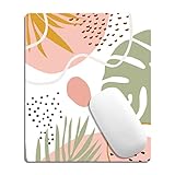 Mouse Pad,Abstract Plants Customized Mouse Pad, Mouse Mat Square Waterproof Mouse Pad Non-Slip Rubbe