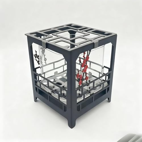 Gamire �ؒY�X�g�[�u �����Α� �l�p �����Y�� ���F ������ �a�� �S�� �K���X�� ���a14cm ����12cm �΂𒭂߂��� �����🹂�� ������ �g�ѕ֗� �|�����ȒP �ƒ�p �X?�p ���� �L�����v (A,�~�̉Ԃ̒�)