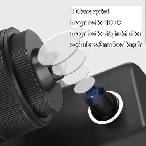 Microscopio digital con enfoque ajustable de 10-40 mm y luces LED regulables 7