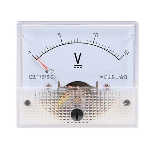 Voltmètre CC à aiguille 85C1 indicateur analogique de tension continue 0-10V - 5