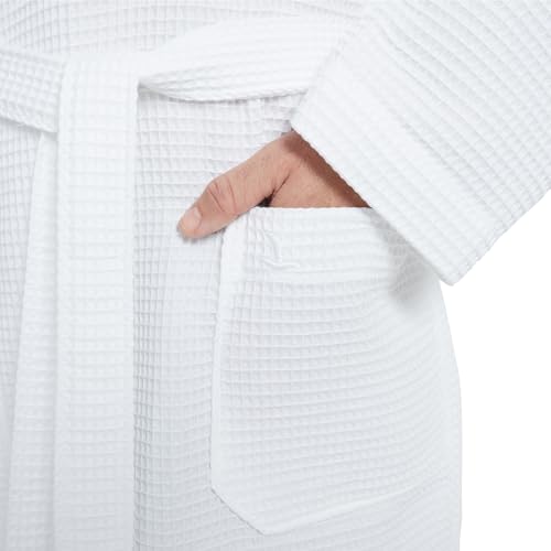 Albornoz de algodón Möve color blanco Snow XXL para baño y spa en casa 4