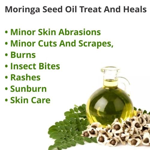 Image of Crysalis Moringa Seed (Moringa Oleifera) Oil |100% Pure & Natural Undiluted Carrier Oil Organic Standard | Perfect For Skin Care & Hair Care, | Aromatherapy Oil | 30ML With Dropper
