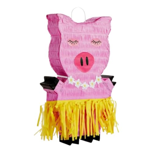 Image of Wanna Party Pig Pinata for Pig Theme Birthday Decorations, Jungle Animal Party, Safari Theme, Farm Animal Theme Birthday Party Favors