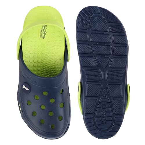 Image of Welcome Men's Casual Clogs /Sandals with Adjustable Back Strap for Adult | Comfortable & Light Weight | Stylish & Anti-Skid | Waterproof & Regular Flipflops