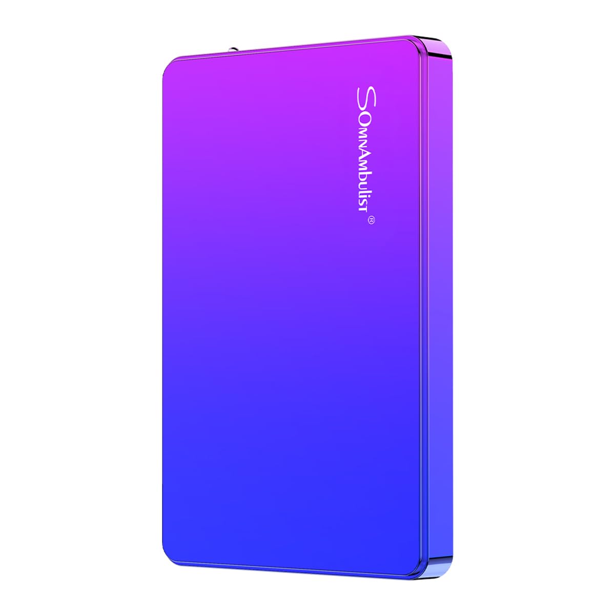 Somnambulist 1TB Portable External Hard Drive USB3.0 Ultra Slim HDD Storage Compatible for PC, Desktop, Laptop, Game Console, PS4 (Blue Purple Gradient) YD0002 1TB External HDD