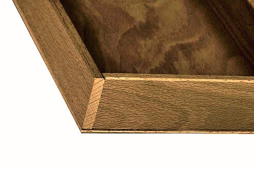 Besteckeinsatz BUCHE 60er Schubl. B 518 x T 472 BLUM Legra 19 mm Schubladen