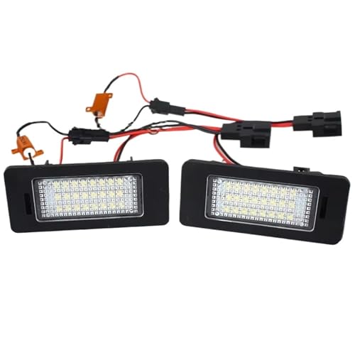 Lámpara LED blanca de matrícula para VW Variant Golf Sharan Touareg