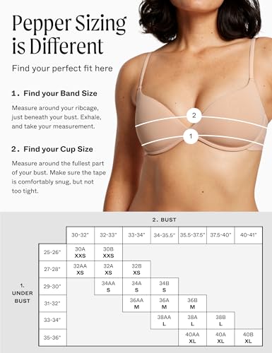 Pepper Wireless Bra | Zero-G Wirefree Lift-Up Bra, Gravity-Defying Wireless Push-Up Bra's | Bra's for Small Chested Women3