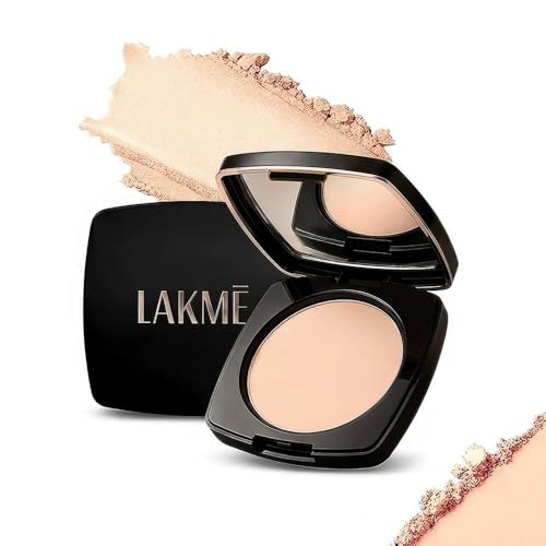 Lakme Forever Matte Compact, Smooth Finish, Lightweight Compact Powder That Lasts for 12 HrsFor A Natural Even Toned Look, Coral, 9g