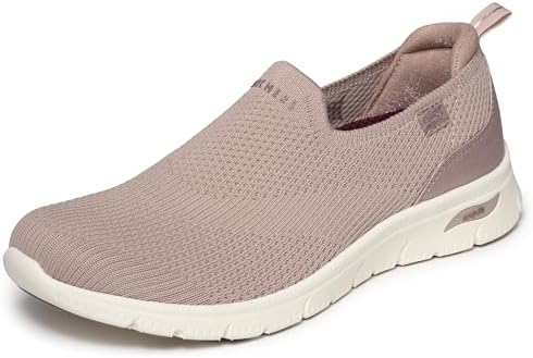 Skechers Damen Arch Fit Refine 2.0 NoraSneaker | Lässig, Fußgewölbe-Passform, Stretch-Passform, luftgekühlt, maschinenwaschbar, APMA-akzeptiert