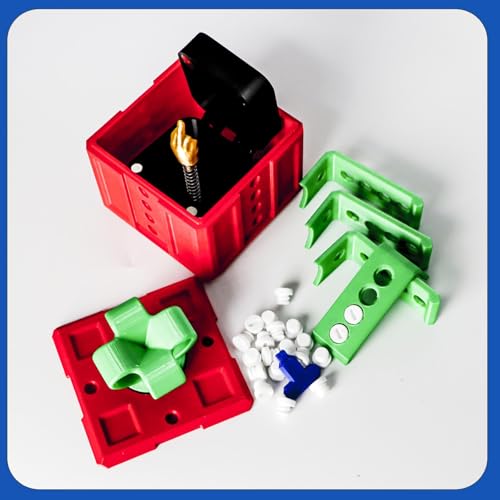 The Prank Box – Hilarious Screw Challenge with Middle Finger Surprise, Annoying Gift Box with Screws, Prank Gift Boxs, 3D Printed Annoying Gifts Boxs Ornaments, Perfect Gag Gifts (Yellow Blue) - Image 6