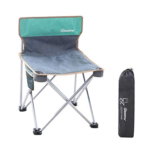Chaise pliable ultralégère et portable avec assise confort pour jardin