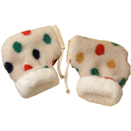 Storage Bag 1 par de guantes de coche de dibujos animados para patinete, guantes cálidos para ciclismo, diseño de dibujos animados, para niños