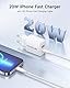 RAVIAD iPhone Ladekabel und Schnellladegerät [MFi-Zertifiziert] 20W iPhone Ladegerät, 2M USB C auf Lightning Kabel mit Netzteil Power Adapter Ladestecker für iPhone 14 Pro Max 13 Plus 12 11 SE X iPad
