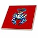 3dRose Accordion Player Isolated Cubism Style Art - Tiles (ct_356579_7)