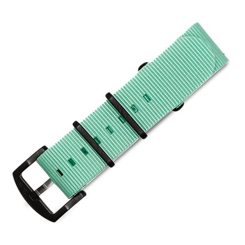 Image of BluShark - Original Collection Military-Style Waterproof Watch Strap, Fits All Timepiece Brands, Durable Nylon Wristwatch Accessories with Stainless Steel Buckle - 18mm, 20mm, 22mm & 24mm Watch Bands