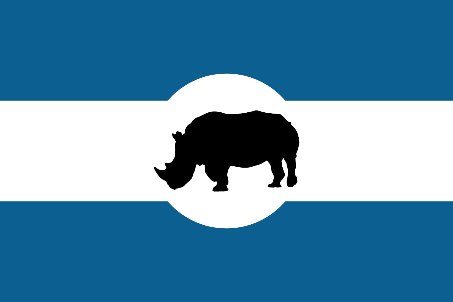 Drapeau Large Lango People format paysage horizontal de 1.35m²