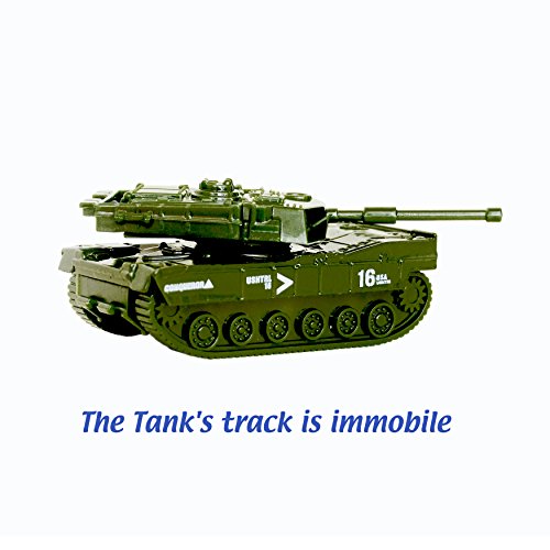 Nunkitoy 43224-5680 Die-Cast Military Vehicles,6 Pack Assorted Alloy Metal Army Vehicle Models Car Toys,Mini Army Toy Tank,Jeep,Panzer,Anti-Air Vehicle,Helicopter Playset thumb #5