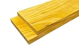 Barrington Hardwoods Yellow Heart Lumber Boards 3/4' x 6' (2pcs) (3/4' x 6' x 12')