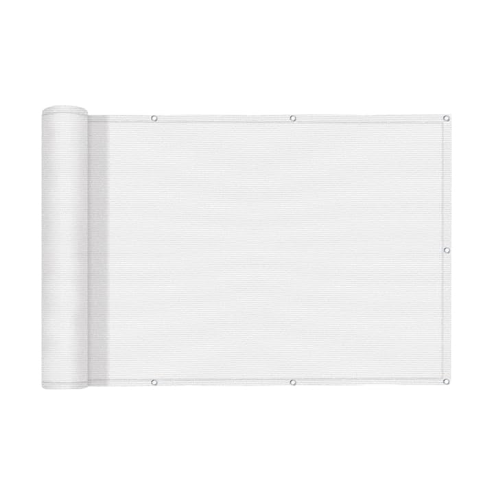SUNNY GUARD 3FTx16FT Milky White Balcony Privacy Screen Fence Apartments Railing Cover Heavy Duty Mesh Windscreen for Outdoor, Deck,Backyard,Patio — image 1