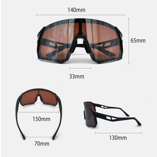 Wynthorix VeilGlam Pro Pickleball Glasses for Men, Amber Lenses Silver Mirrored Tinted Protective Eyewear UV Protection Safety Sunglasses ANSI Z87.1 Anti Fog Scratch Tennis Squash Racquetball Goggles