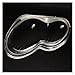 Car Replacement Headlight Shell Front Lens Glass Headlamp Light Cover Compatible For Mercedes Benz W203 C180 C200 C230 C260 C280 2004-2006(SKY BLUE)