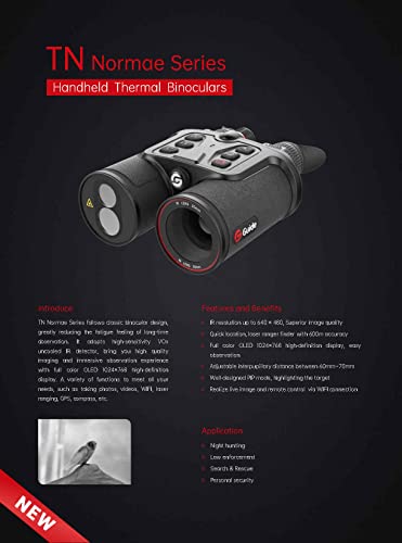 Binoculares térmicos TN Series 16x 60 mm OLED IP66 miniatura 5