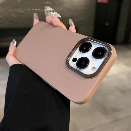 Étuis de téléphone liquide pour iPhone 14 Pro Max et 11 12 13 silicone mat naicha
