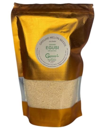 GWFs Egusi Ground Melon Seeds 3.5 lb – Premium African Food for Ground Melon-Soup – Egusi for Cooking – MelonSeeds for Eating – Authentic Taste – Ideal for Traditional African Dishes