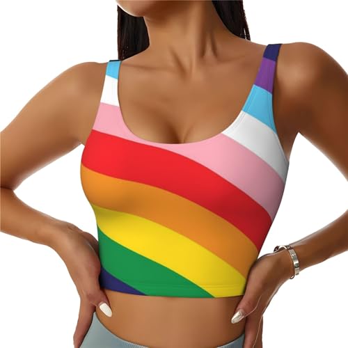 Womens Sexy Sports Bra U-Shaped Back Sweat Vest Tops Shirts for Sports