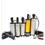 Electric Submersible Pump DC 12V /24 V Submersible Pump 38mm Water Oil Diesel Fuel Transfer Refueling Tool Water Pump Pcp Air Compressor 1PC Sump Pump (Voltage : DC 12V Gold)