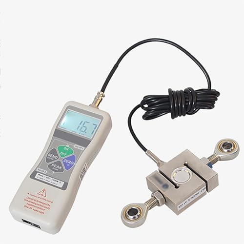 MEIYIYA Medidor de Fuerza Digital, probador de Empuje y tracción, frecuencia de muestreo: 1000 Veces/Segundo, precisión: 0,5% F.S, Instrumentos de medición de medidor de Empuje de Alta precisión LCD
