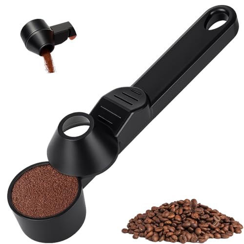 Palksky Coffee Scoop & Funnel for Reusable K Cup Refillable Coffee Pods 2 Tablespoon Slide Coffee Measuring Funnel Scooper 1PCS