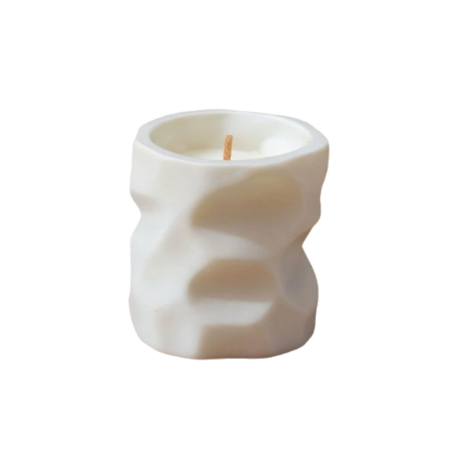Wykwintne ceramiczne świece wykonane z wosku sojowego i olejków eterycznych, trwała biała świeca zapachowa wielokrotnego użytku do biura w cichej sypialni(limonkowa basil)