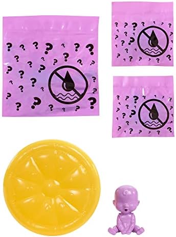 Barbie Color Reveal Baby Dolls with 5 Surprises in Floating Fruit Case; Water Reveal; 3 Mystery Bags Contain Sun Hat