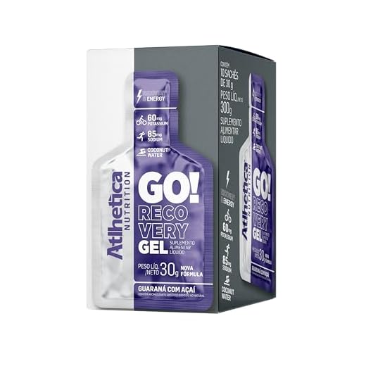 Atlhetica Nutrition Go Energy Gel (10 Sachês) - Sabor Guaraná E Açai
