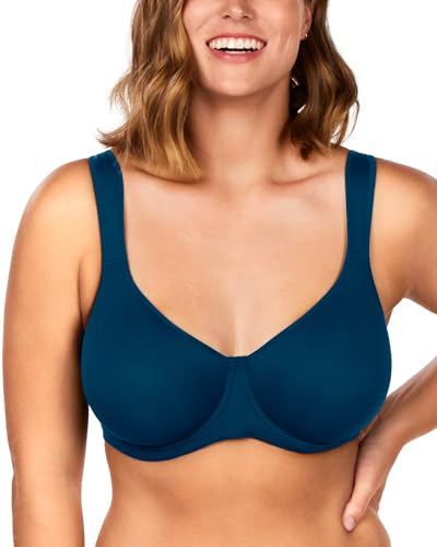 Image of HSIA Bras for Women Minimizer Full Coverage, Plus Size T Shirt Unlined Underwire Smooth Bra, Seamless Cups Joan Ultimate Soft