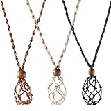 Contenu : 3 cordons de collier de 3 couleurs différentes : noir, blanc et marron.