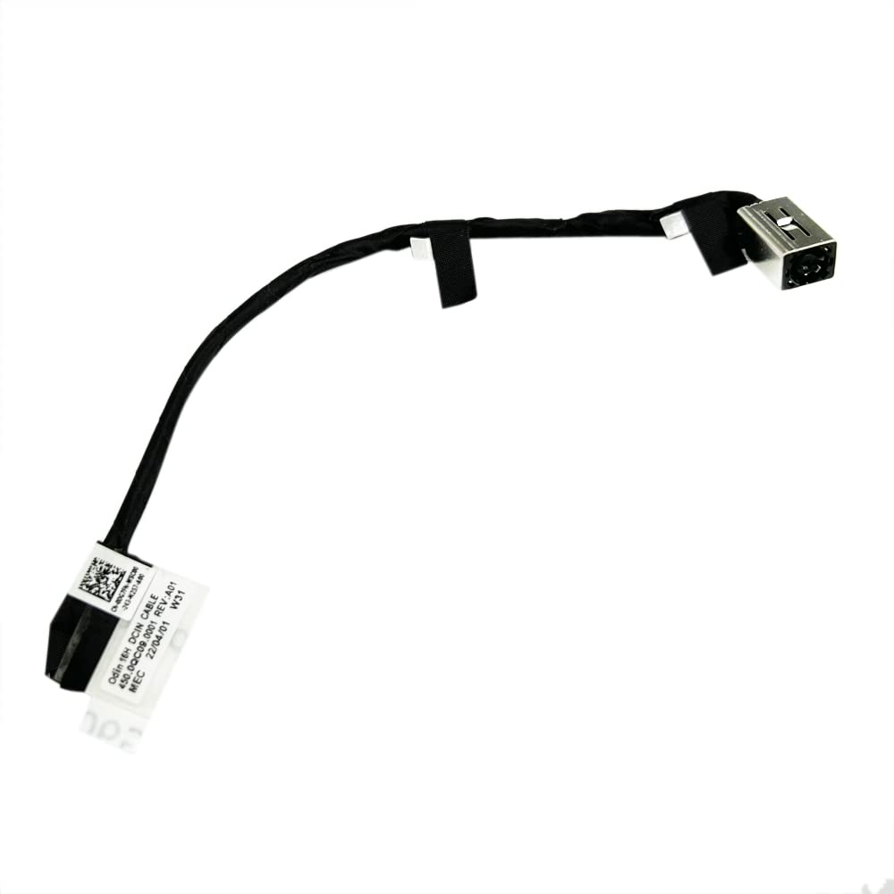 Gintai DC JACK ZŁĄCZE PORT ŁADOWANIA ZASILANIA dla Dell Inspiron 16 7620, Inspiron PLUS 7425 7420 2-IN-1, Vostro 7620 ODIN 16H 450.0QC09.0001 450.0QC02.0002 00G7FN 0DG7FN