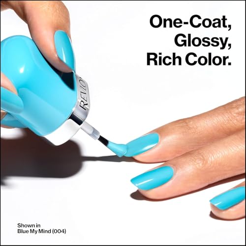 Image of REVLON Ultra HD Snap Nail Color, Natural Rich Glossy Polish, 100% Vegan Formula, No Base or Top Coat Needed, 010 Marigold Maven, 0.27 fl oz