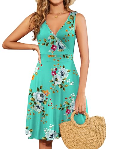 Image of WEACZZY Summer Dresses for Women,Mint Green,L