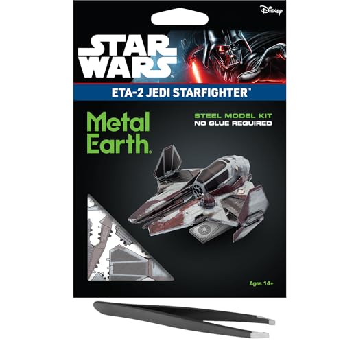 Kit Star Wars ETA 2 Jedi Starfighter miniature métal sans colle avec pince