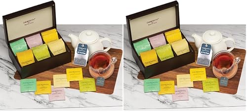 Image of Goodwyn Tea Alluring Chest (60 Tea Bags) | Assorted | Royal Exotic Wooden Tea Box | Best Premium Tea Hamper Gift Box Set Souvenir for Foreigners, Office, Corporates | Wedding | Welcome | Anniversary | Birthday | Festivals | Occassion