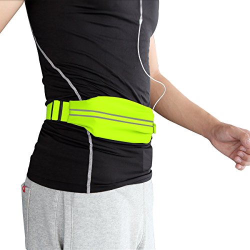 Pochete Rock Bag Esportiva Impermeabilizável Fluorescente P/Celulares Até 6 Polegadas (Verde)