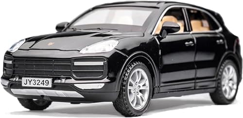 Image of SPITEN Porsche Cayenne Turbo 1:32 Diecast Scale Model Alloy Metal Pull Back Toy car for Kids with Openable Doors & Light, Music Toy Vehicle for Kids - Colors as Per Stock