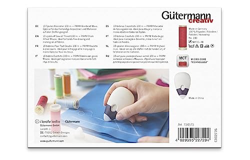 Gütermann - Gütermann (100m) Sew-All Thread Set including Chalk Wheel - 1 Set, Multicolor - Image 4