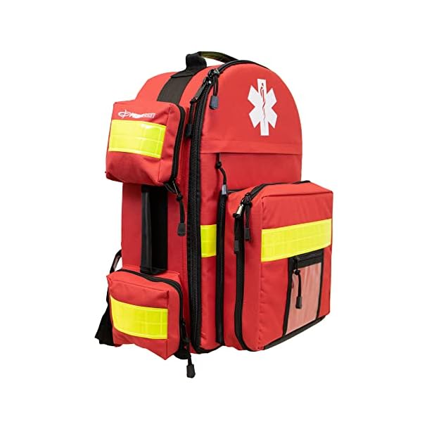 Primacare-KP-4183-Trauma-Emergency-Medical-Supplies-Tactical-17x6x9-Trauma-Back-Pack-Bag-for-Holding-O2-Tank Primacare KP-4183 Trauma Emergency Medical Supplies Tactical 17"x6"x9" Trauma Back Pack Bag for Holding O2 Tank