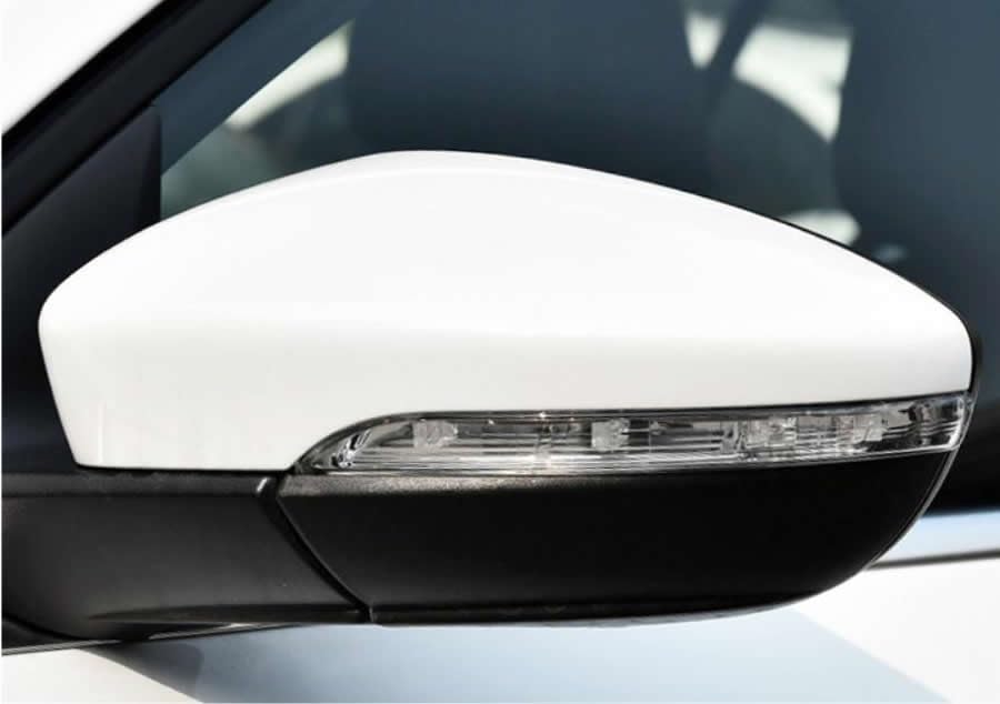Coque de rétroviseur VW Jetta anti rayure remplacement noir foncé taille L - 2