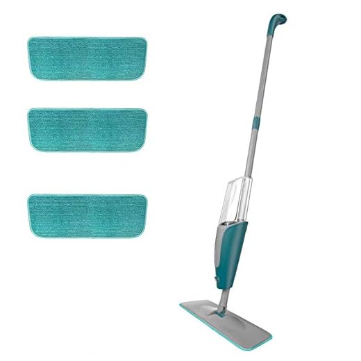 Mop Spray Esfregão Vassoura Com Reservatório +3 Refil Microfibra - Boni