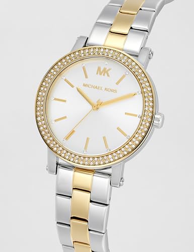 Image of Michael Kors Corey Two-Tone Watch MK7550